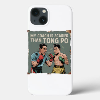 Funny Muay Thai Coach Classic phone case – Vintage