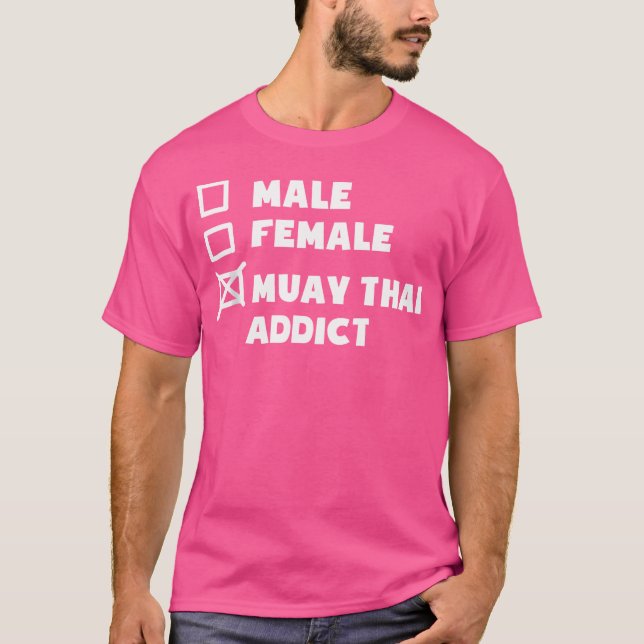 Funny Muay Thai Thai Boxing Kickboxing T-Shirt (Front)