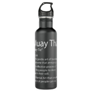 Funny Muay Thai & Thai Boxing - Muay Thai Definiti Stainless Steel Water Bottle