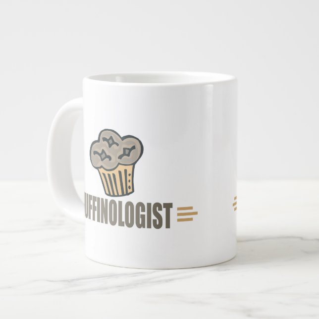 Funny Muffin Giant Coffee Mug (Front Left)