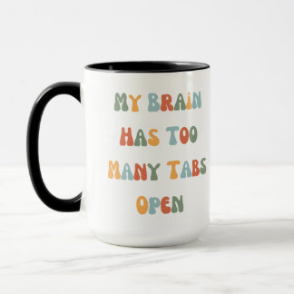 Funny mug adhd and Neurodivergent.