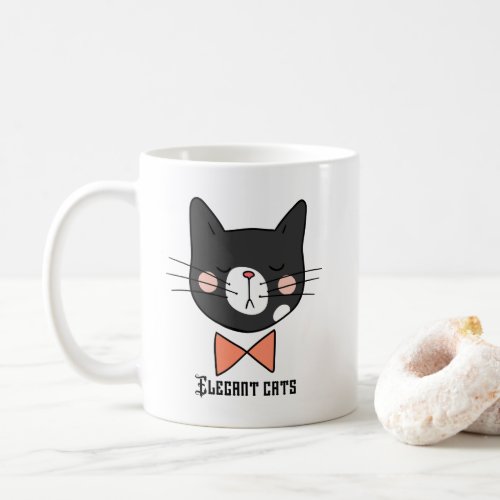 Funny Mug Elegant Cats Coffee Mug