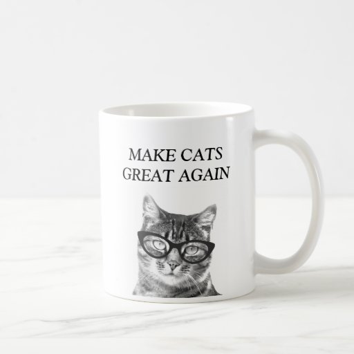 Funny mug for cat lover | Make Cats Great Again | Zazzle