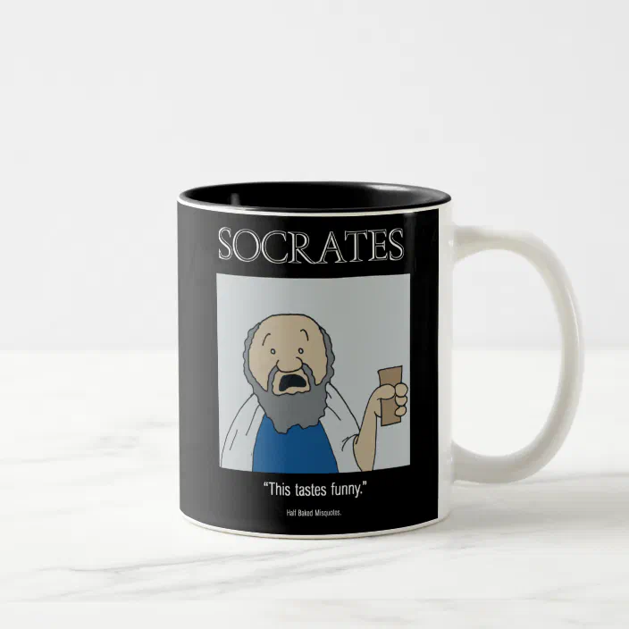 Socrates Death Mug Funny Philosophy Quote Drinking Gift 