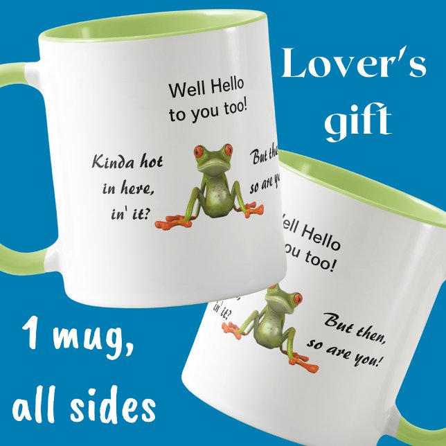 Funny mug with cute frog (Creator Uploaded)