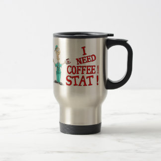 Funny Mugs: Coffee Stat! Travel Mug