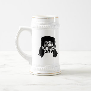 Funny Mullet Happy Father's Day Beer Stein