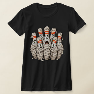 Funny Mummy Bowling Halloween T-Shirt