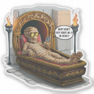 Funny Mummy Sticker