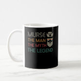 Murse Mug, Bearded Male Nurse Coffee Mugs, Funny Gifts for Men