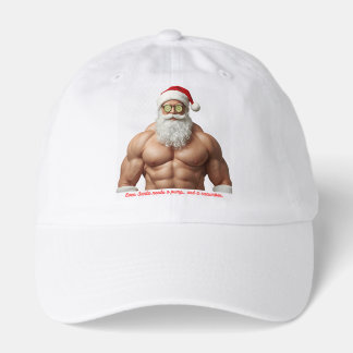 Funny Muscular Santa Spa Hat – “Even Santa Needs