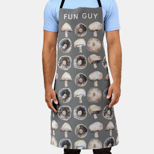 Funny Mushroom Apron