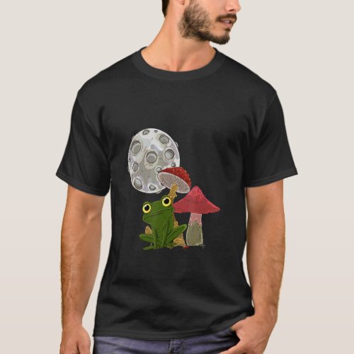 Funny Mushroom Frog  Women Frog Love  2 T_Shirt