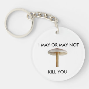 Funny Mushroom Keychain
