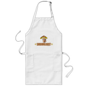 Funny Mushroom Long Apron