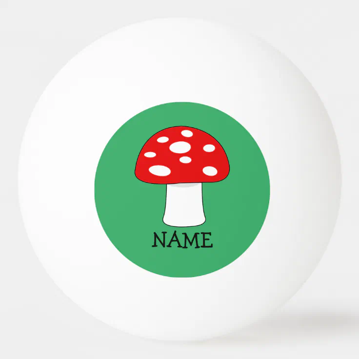 Funny mushroom ping pong balls for table tennis | Zazzle