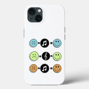 Funny Music and Math Design iPhone 13 Case