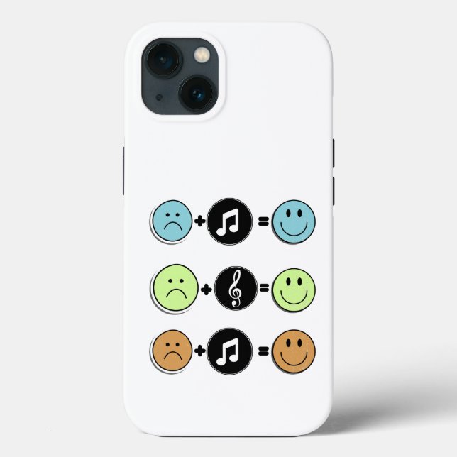Funny Music and Math  Design Case-Mate iPhone Case (Back)