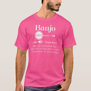 Funny Music Banjo Noun Definition For Orchestra T-Shirt