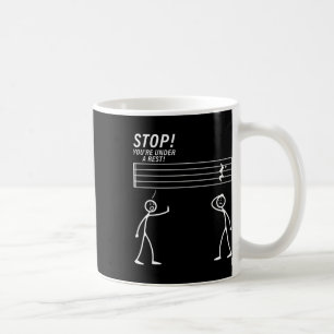 Funny Music Design For Men Women Music Teacher Mus Coffee Mug