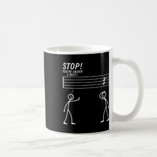 Funny Music Design For Men Women Music Teacher Mus Coffee Mug