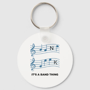 Funny Music - It's A Band Thing Keychain