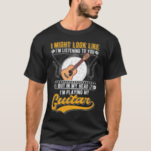 Funny Music Lover Guitarist Acoustic Guitar T-Shirt