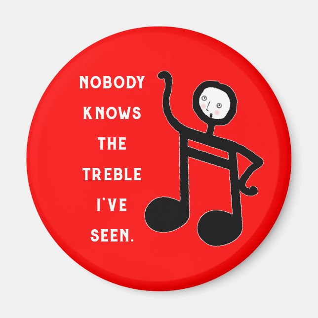Funny Music Magnet (Front)
