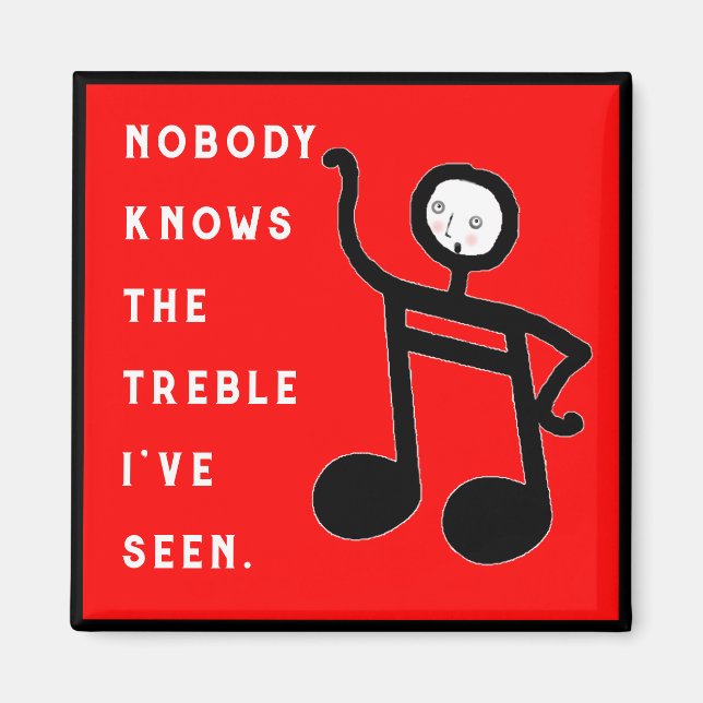 Funny Music Magnet (Front)
