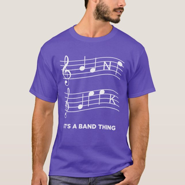 Funny Music retro T-Shirt (Front)