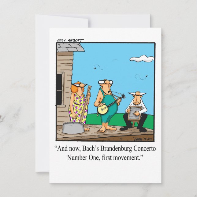 Funny Music School Graduation Invitation (Front)