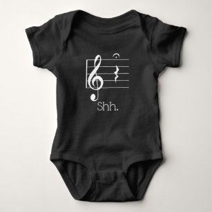 SDHEIJKY Notes Music Symbol Sign Infant Boys Girls Baby Onesie Bodysuits Organic 