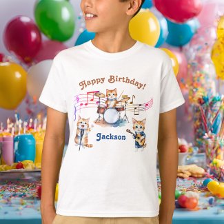 Funny Musical Cats Karaoke Kids Birthday Party