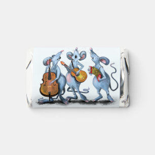 Funny Musical Mouse Band Your Birthday Gift Hershey's Miniatures