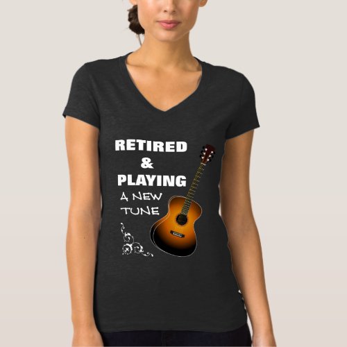Funny Musicians Retirement Slogan Graphic T_Shirt