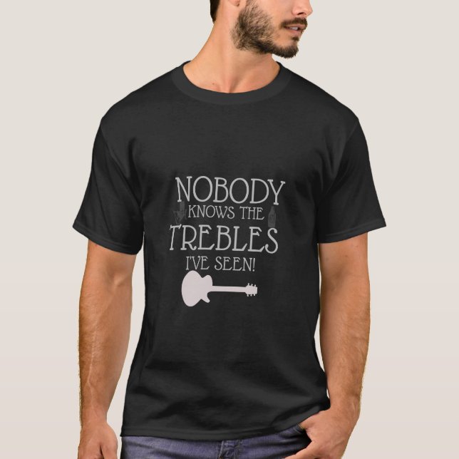 Funny Musicians Treble Joke Pun | Music Teachers T T-Shirt (Front)