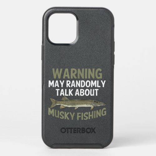 Funny Musky Fishing Muskellunge Freshwater Fish An OtterBox Symmetry iPhone 12 Pro Case