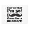 Funny Mustache 30th Birthday