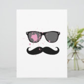 Funny Mustache and Sunglasses (Standing Front)