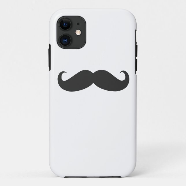 funny mustache Case-Mate iPhone case (Back)
