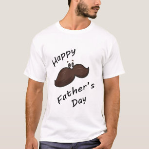Funny Mustache Dad T-Shirt
