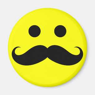 Funny Mustache Face Magnets