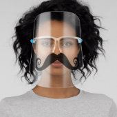 Funny Mustache Face Shield (Insitu)