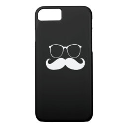 Funny  Mustache Glasses 2 iPhone 8/7 Case