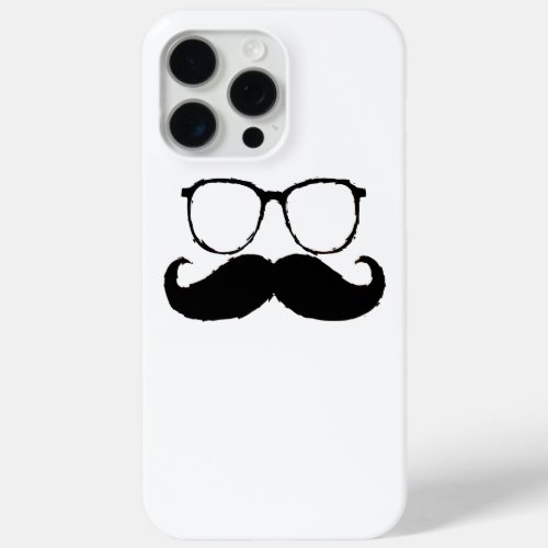 Funny  Mustache Glasses 3 iPhone 15 Pro Max Case