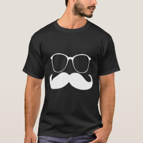 Funny mustache glasses T-Shirt