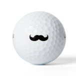 Funny Mustache Golf Balls