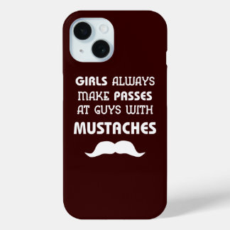 Funny Mustache iPhone Case