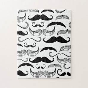 Funny Mustache Jigsaw Puzzle