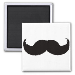 Funny Mustache Magnet